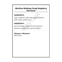 Maritime Madness Candy Raspberry Hot Sauce - Hot Sauce