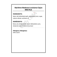 Maritime Madness Louisiana Cajun BBQ Rub - Spice/Peppers