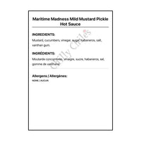 Maritime Madness Mild Mustard Pickle Hot Sauce - Hot Sauce