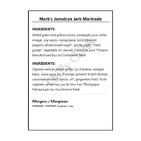 Mark’s Jamaican Jerk Marinade - Marinade