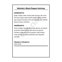 Melinda’s Black Pepper Ketchup - Condiments