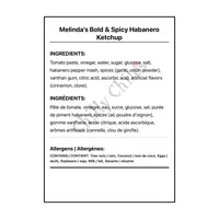 Melinda’s Bold & Spicy Habanero Ketchup - Condiments
