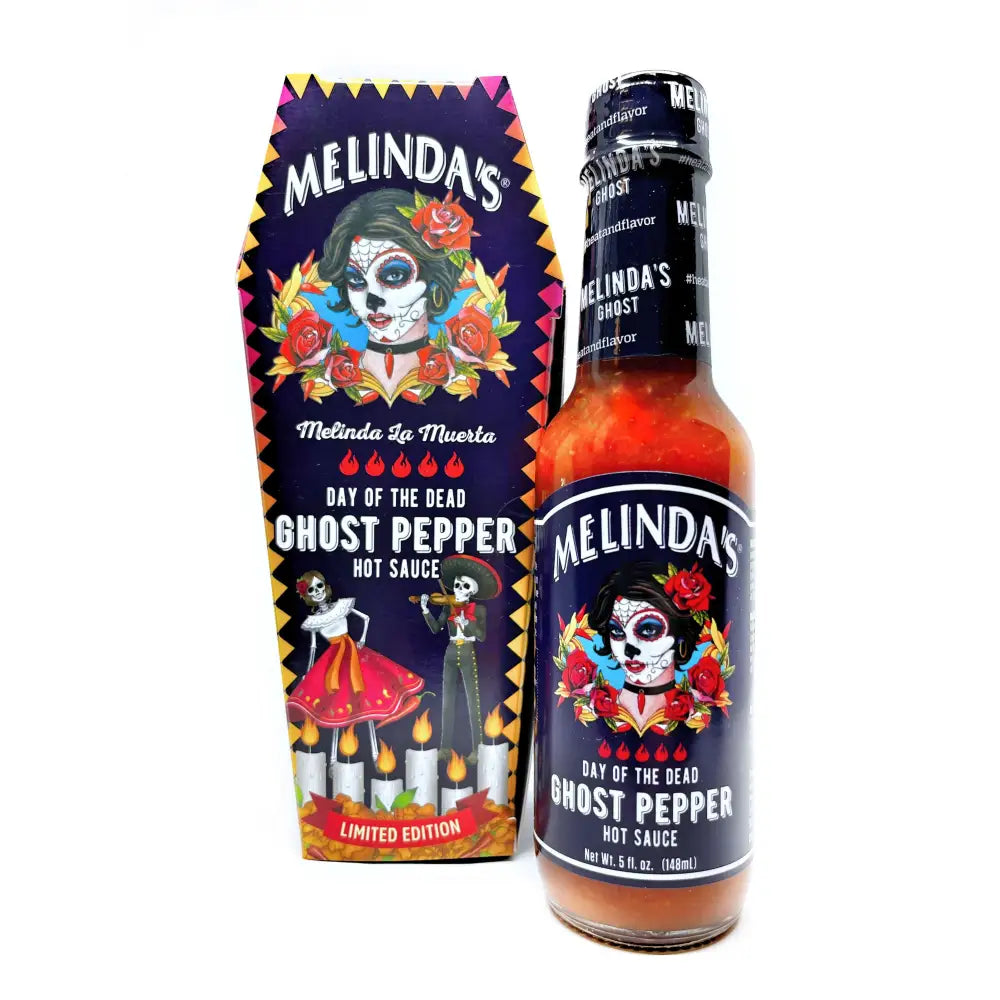 Melinda’s Day Of The Dead Ghost Pepper Hot Sauce - Hot Sauce