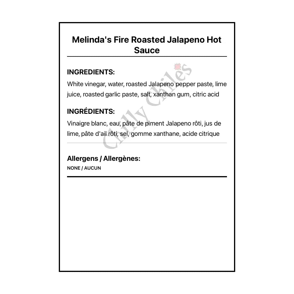 Melinda’s Fire Roasted Jalapeno Hot Sauce - Hot Sauce