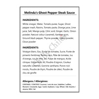 Melinda’s Ghost Pepper Steak Sauce - Steak Sauce