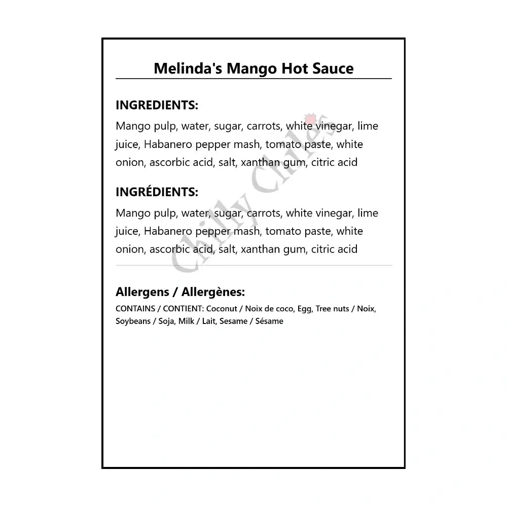 Melinda’s Mango Hot Sauce - Hot Sauce