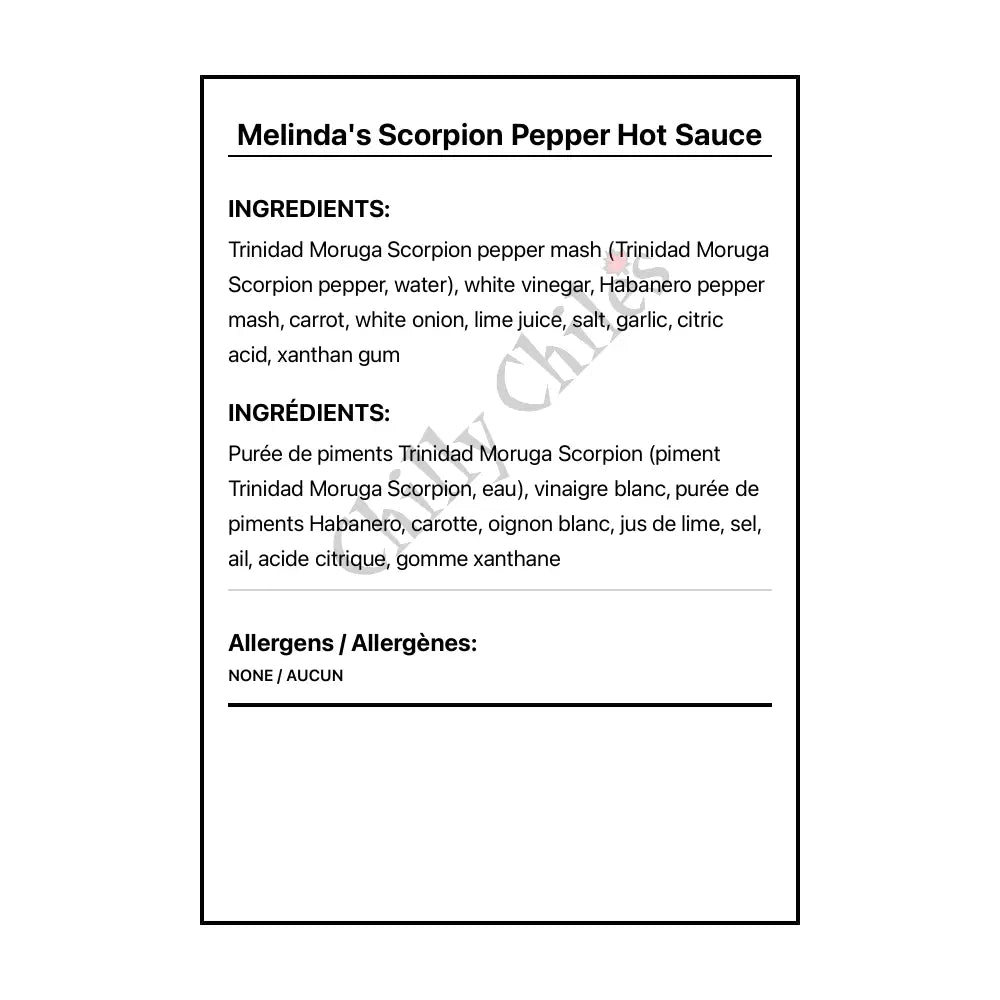 Melinda’s Scorpion Pepper Hot Sauce - Hot Sauce