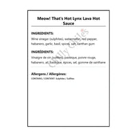 Meow! That’s Hot Lynx Lava Hot Sauce - Hot Sauce