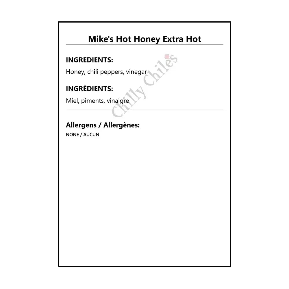 Mike’s Hot Honey Extra Hot - Other