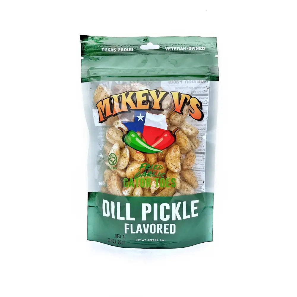 Mikey V’s Dill Pickle Gator Toes - Snacks