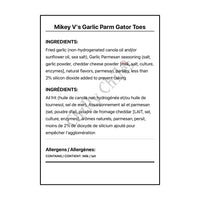 Mikey V’s Garlic Parm Gator Toes - Snacks