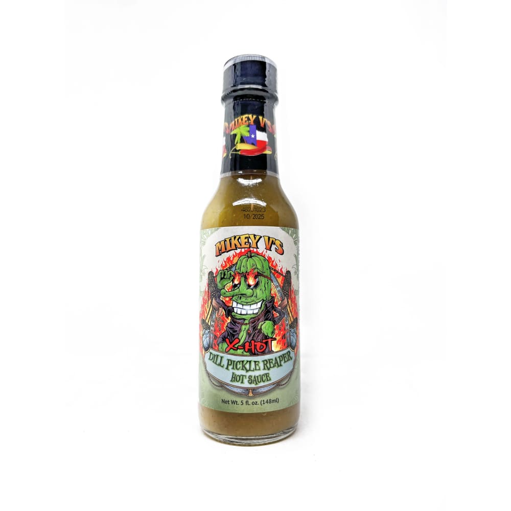 Mikey V’s X-Tra Hot Dill Pickle Reaper Hot Sauce - Hot Sauce