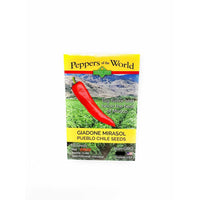 Thumbnail for Mirasol Giadone Pueblo Hot Pepper Seeds - Seeds