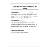 Neil’s Real Deal Bonnet Hot Sauce - Hot Sauce