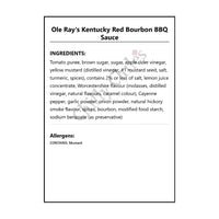 Ole Ray’s Kentucky Red Bourbon BBQ Sauce - BBQ Sauce