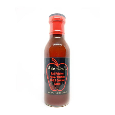 Ole Ray’s Red Delicious Apple Bourbon BBQ and Cooking Sauce - BBQ Sauce
