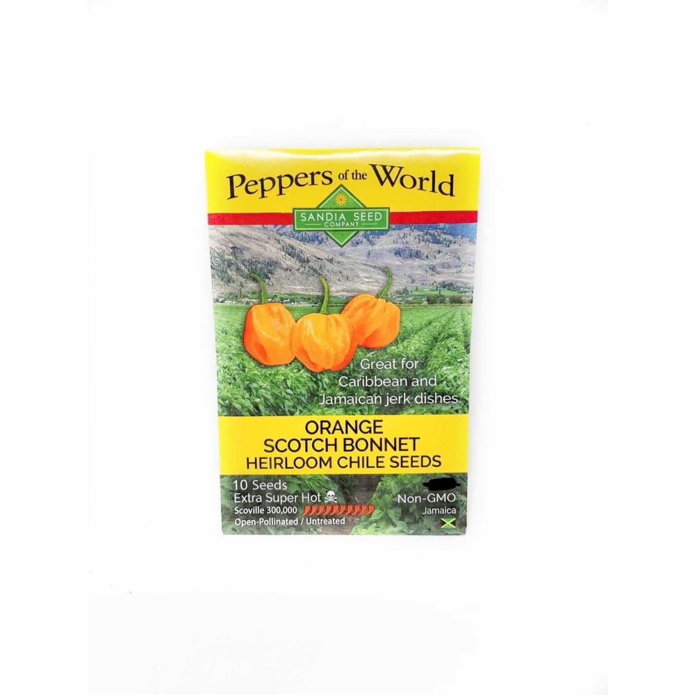 Orange Bonnet Pepper Seeds - Seeds
