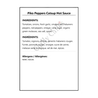 Piko Peppers Catsup Hot Sauce - Hot Sauce