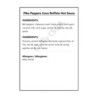 Piko Peppers Coco Buffalo Hot Sauce - Hot Sauce