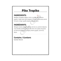 Piko Peppers Tropiko Hot Sauce - Hot Sauce