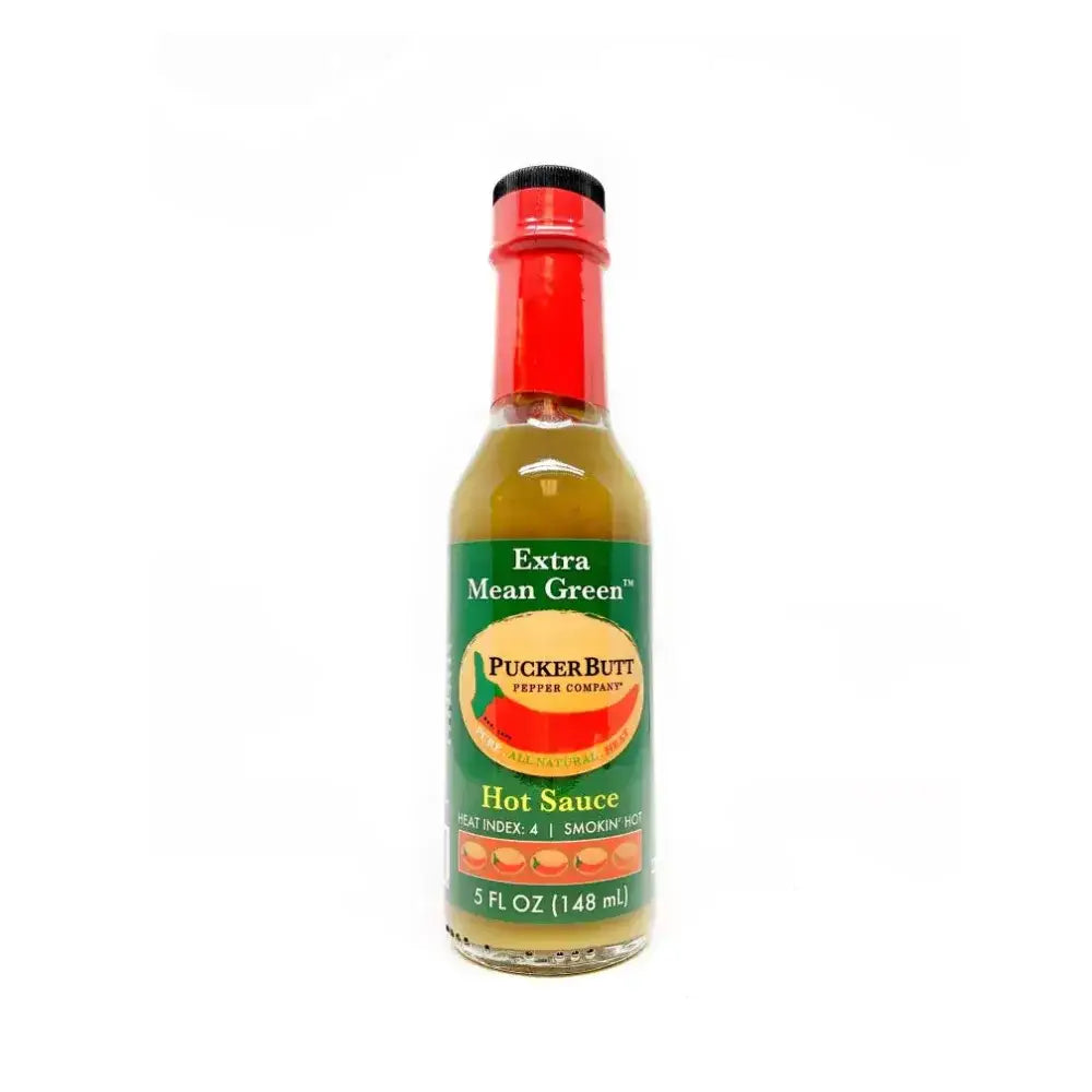 Puckerbutt Extra Mean Green Hot Sauce - Hot Sauce
