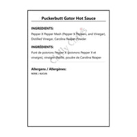 Puckerbutt Gator Hot Sauce - Hot Sauce