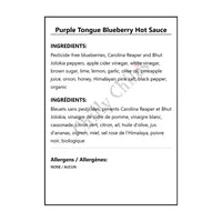 Purple Tongue Blueberry Hot Sauce - Hot Sauce