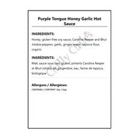 Purple Tongue Honey Garlic Hot Sauce - Hot Sauce