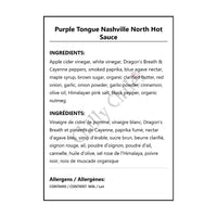Purple Tongue Nashville North Hot Sauce - Hot Sauce