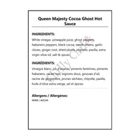 Queen Majesty Cocoa Ghost Hot Sauce - Hot Sauce
