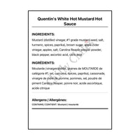 Quentin’s White Hot Mustard Hot Sauce - Hot Sauce