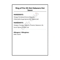 Ring of Fire XX-Hot Habanero Hot Sauce - Hot Sauce