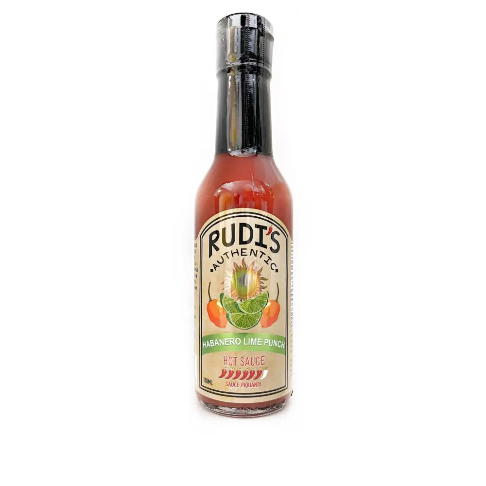 Rudi’s Habanero Lime Punch Hot Sauce - Hot Sauce