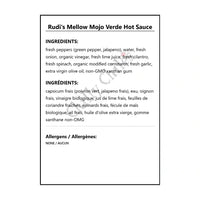 Rudi’s Mellow Mojo Verde Hot Sauce - Hot Sauce