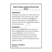 Rudi’s Smoky Jalapeno Porcini Hot Sauce - Hot Sauce
