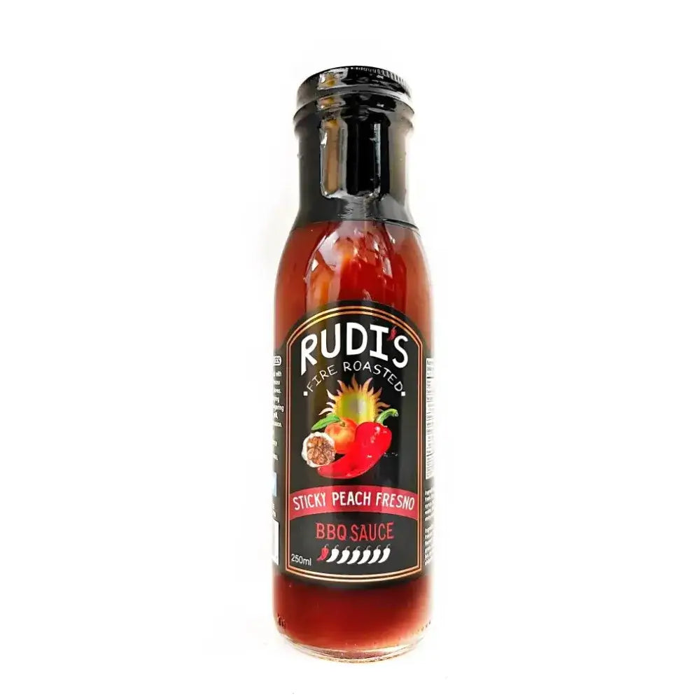Rudi’s Sticky Peach Fresno BBQ Sauce - BBQ Sauce