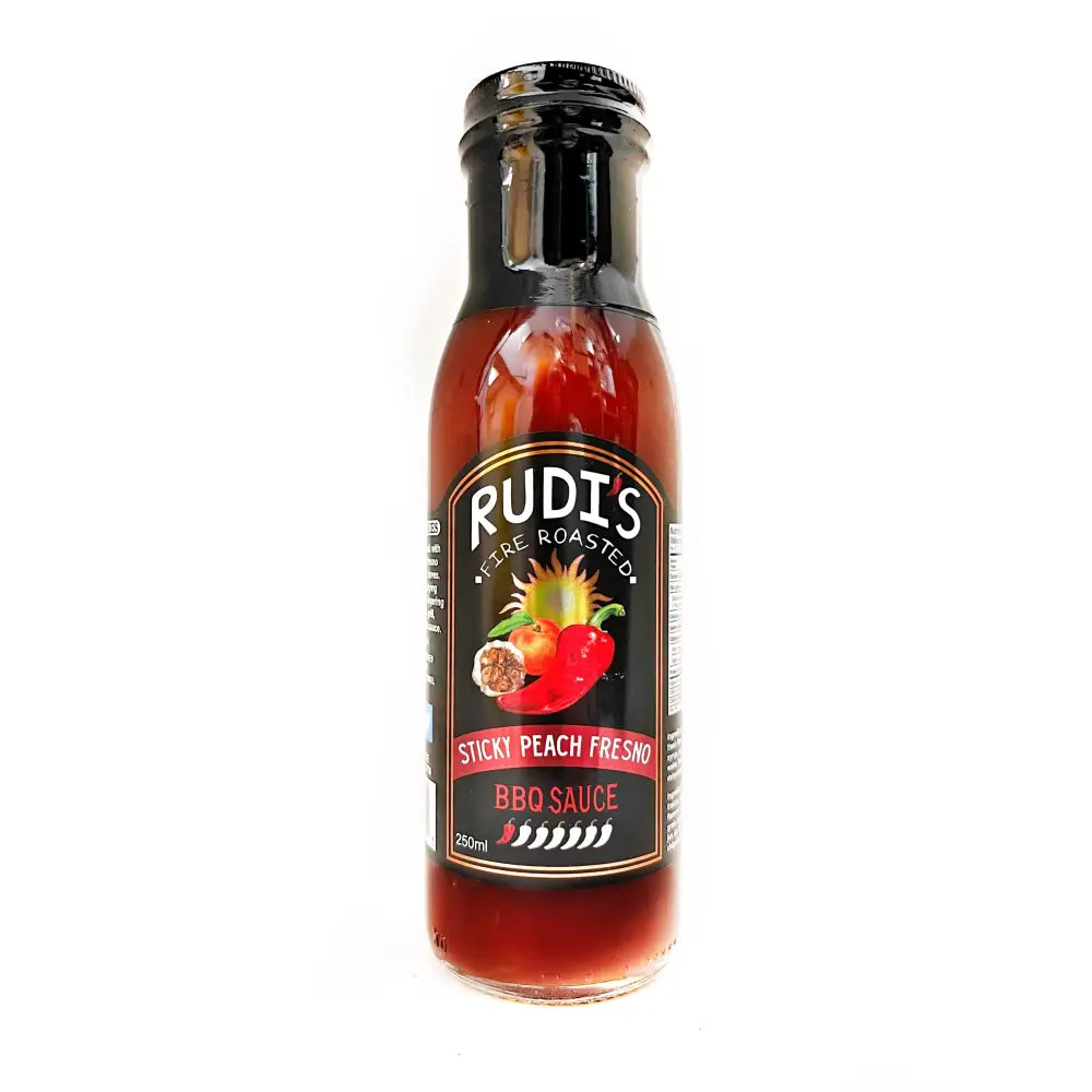 Rudi’s Sticky Peach Fresno BBQ Sauce - BBQ Sauce