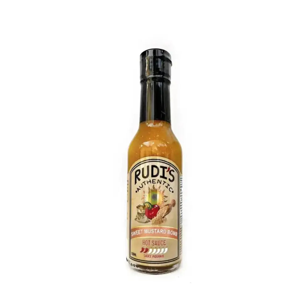 Rudi’s Sweet Mustard Bomb Hot Sauce - Hot Sauce