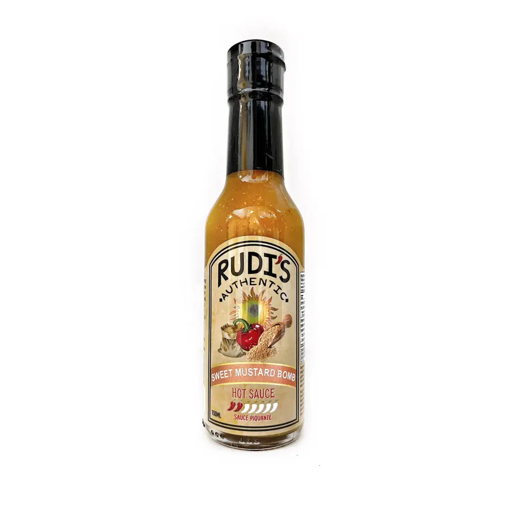 Rudi’s Sweet Mustard Bomb Hot Sauce Hot Sauce