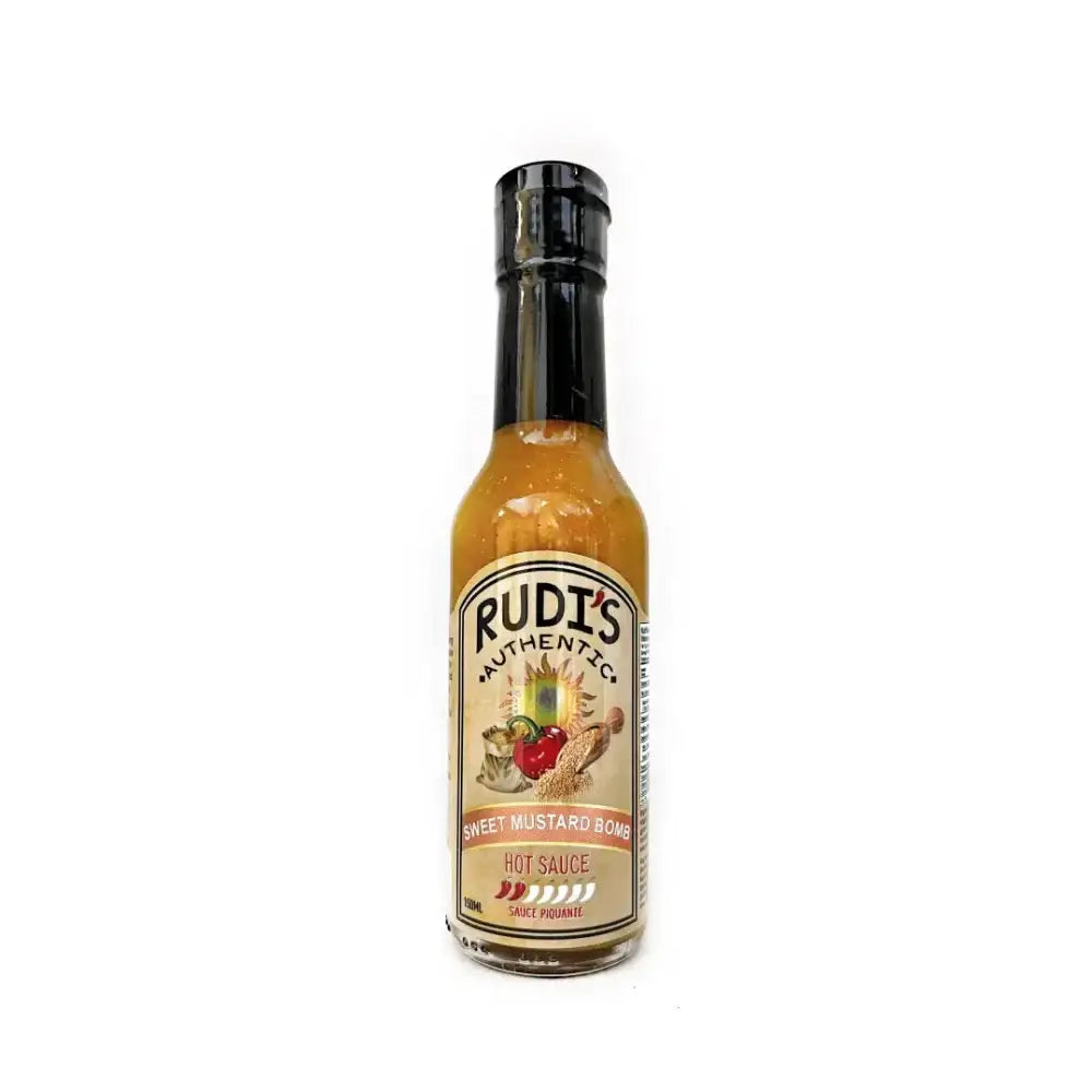 Rudi’s Sweet Mustard Bomb Hot Sauce - Hot Sauce