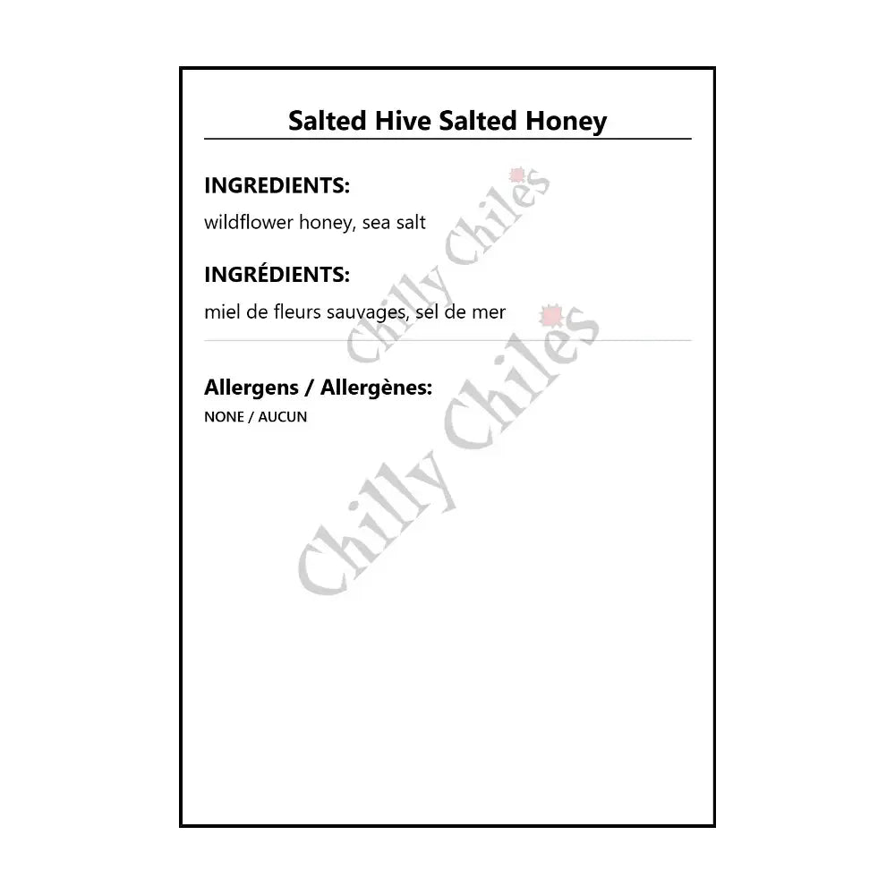 Salted Hive Salted Honey - Other