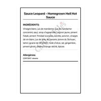 Sauce Leopard - Homegrown Hell Hot Sauce - Hot Sauce