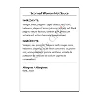Scorned Woman Hot Sauce - Hot Sauce