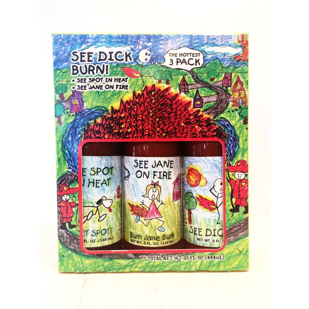 See Dick Burn Hot Sauce Gift Box - Hot Sauce