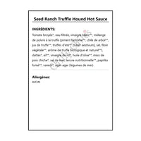 Seed Ranch Truffle Hound Hot Sauce - Hot Sauce