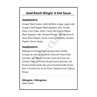 Seed Ranch Wingin’ It Hot Sauce - Hot Sauce