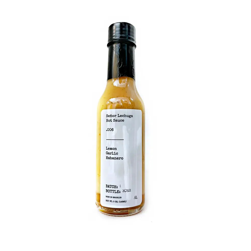 Senor Lechuga.006 Lemon Garlic Hot Sauce - Hot Sauce