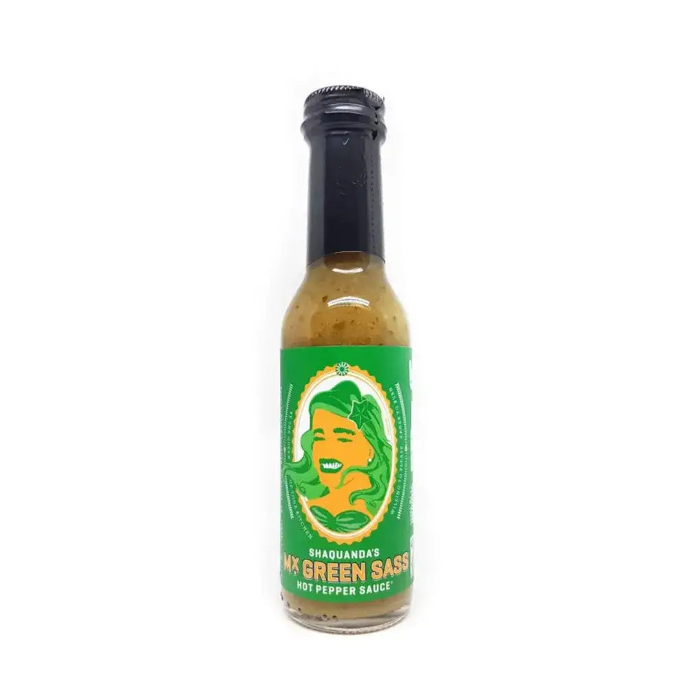Shaquanda’s Mx Green Sass Hot Sauce - Hot Sauce
