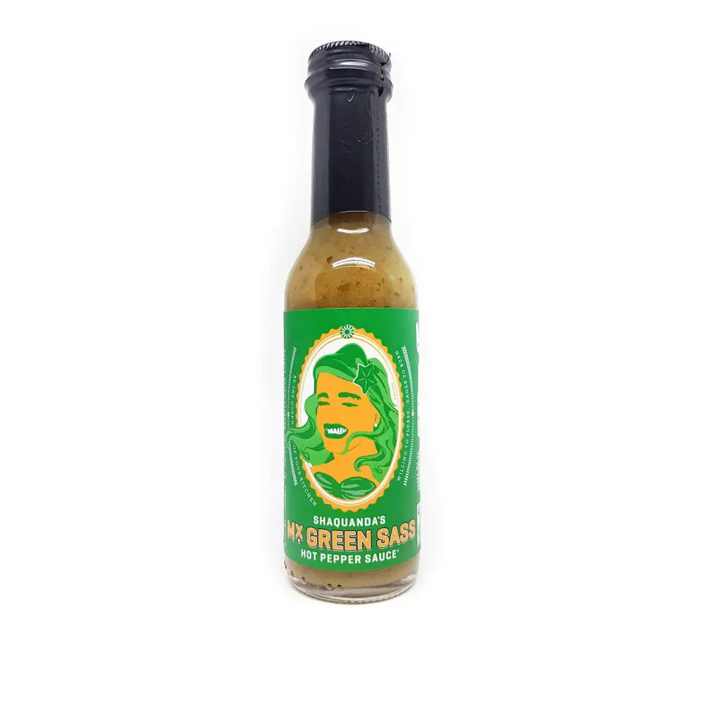 Shaquanda’s Mx Green Sass Hot Sauce - Hot Sauce