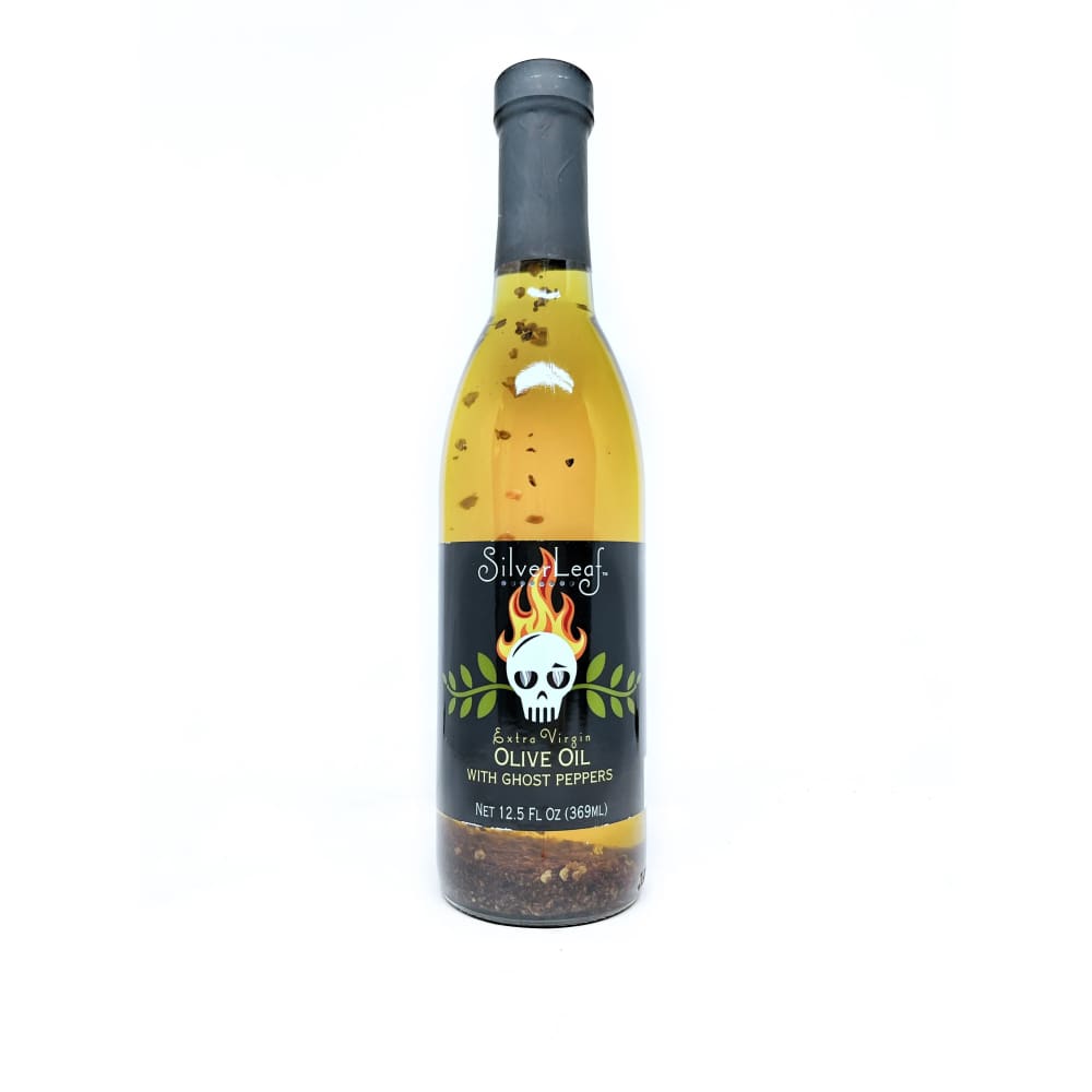 Silver Leaf Extra Virgin Olive Oil With Ghost Peppers - Other